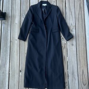 Vintage Long Black Overcoat